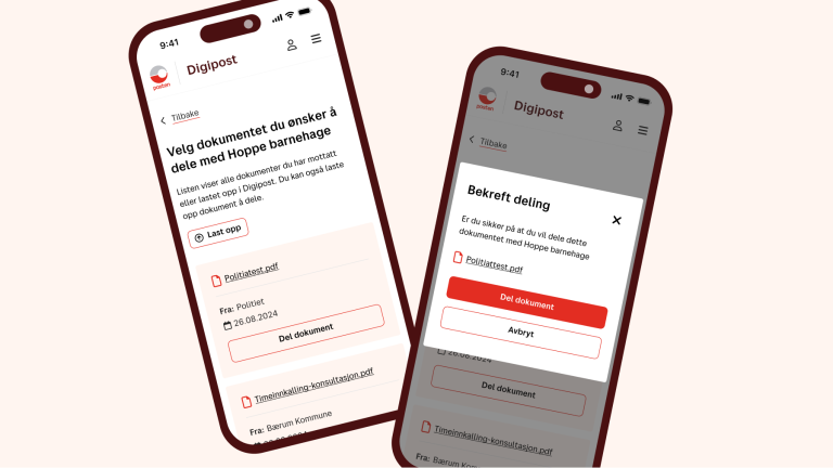 picture that shows how to select and share document